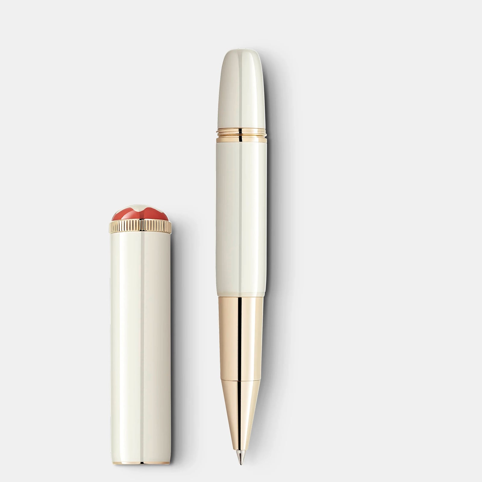 Montblanc Heritage Rouge et Noir "Baby" Special Edition Ivory-coloured Rollerball Montblanc Heritage Rouge et Noir "Baby" Special Edition Ivory-coloured Rollerball