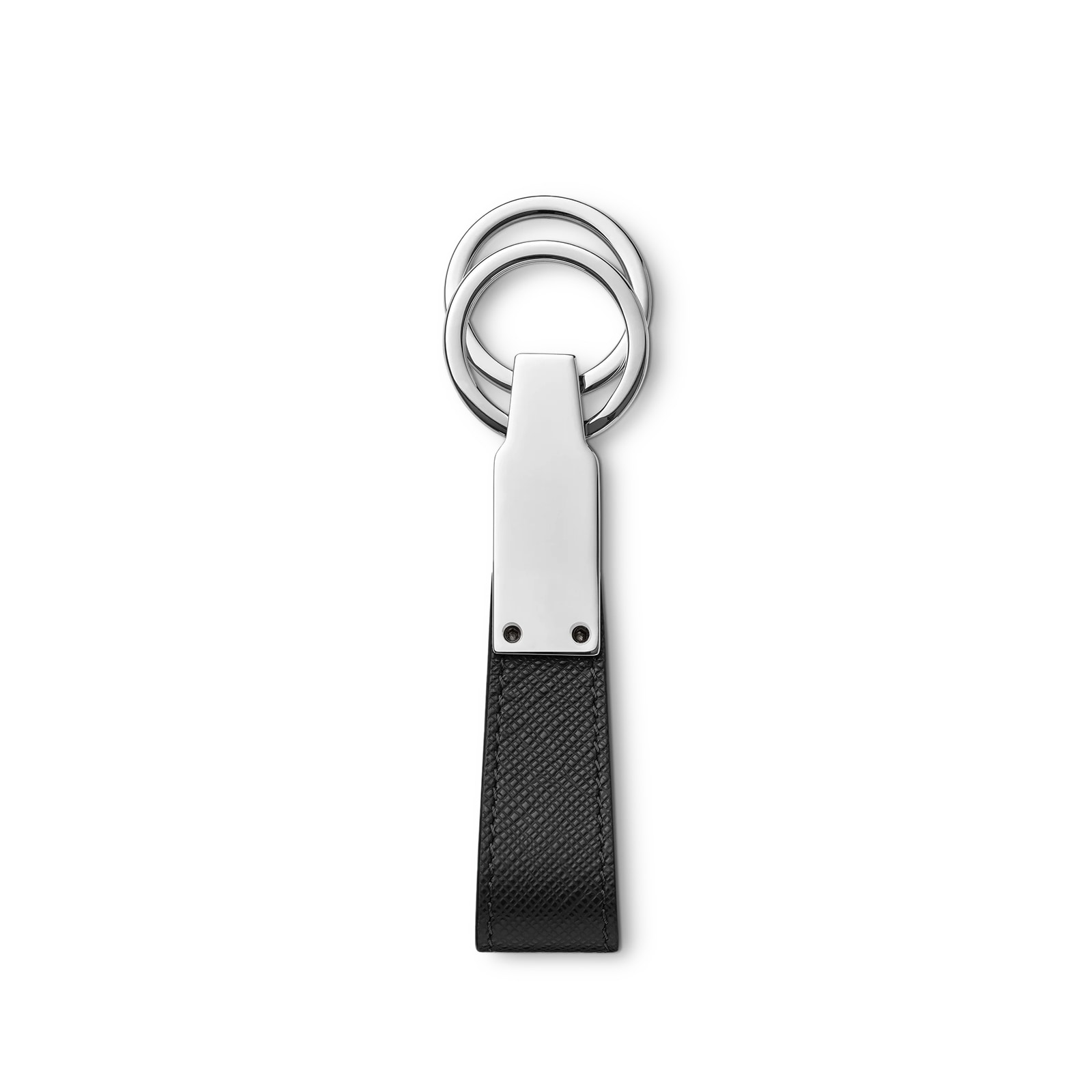 Montblanc Sartorial Loop Key Fob Black 130747 | Goldsmiths