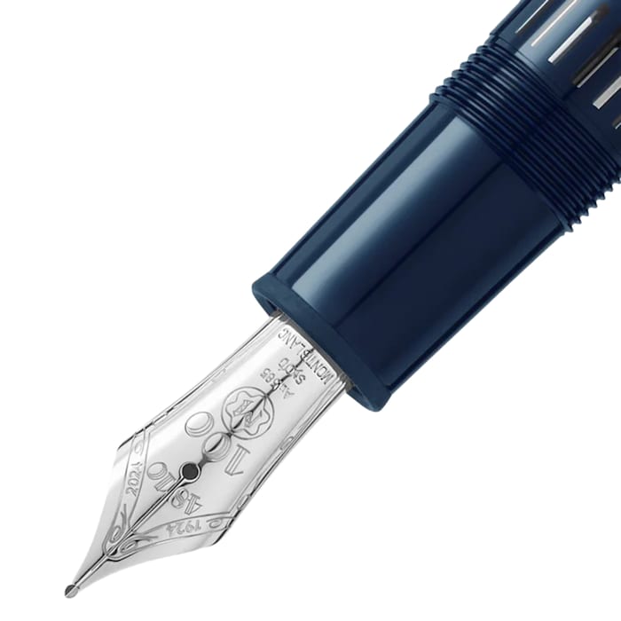 Montblanc Meisterstück The Origin Collection LeGrand Fountain Pen Blue