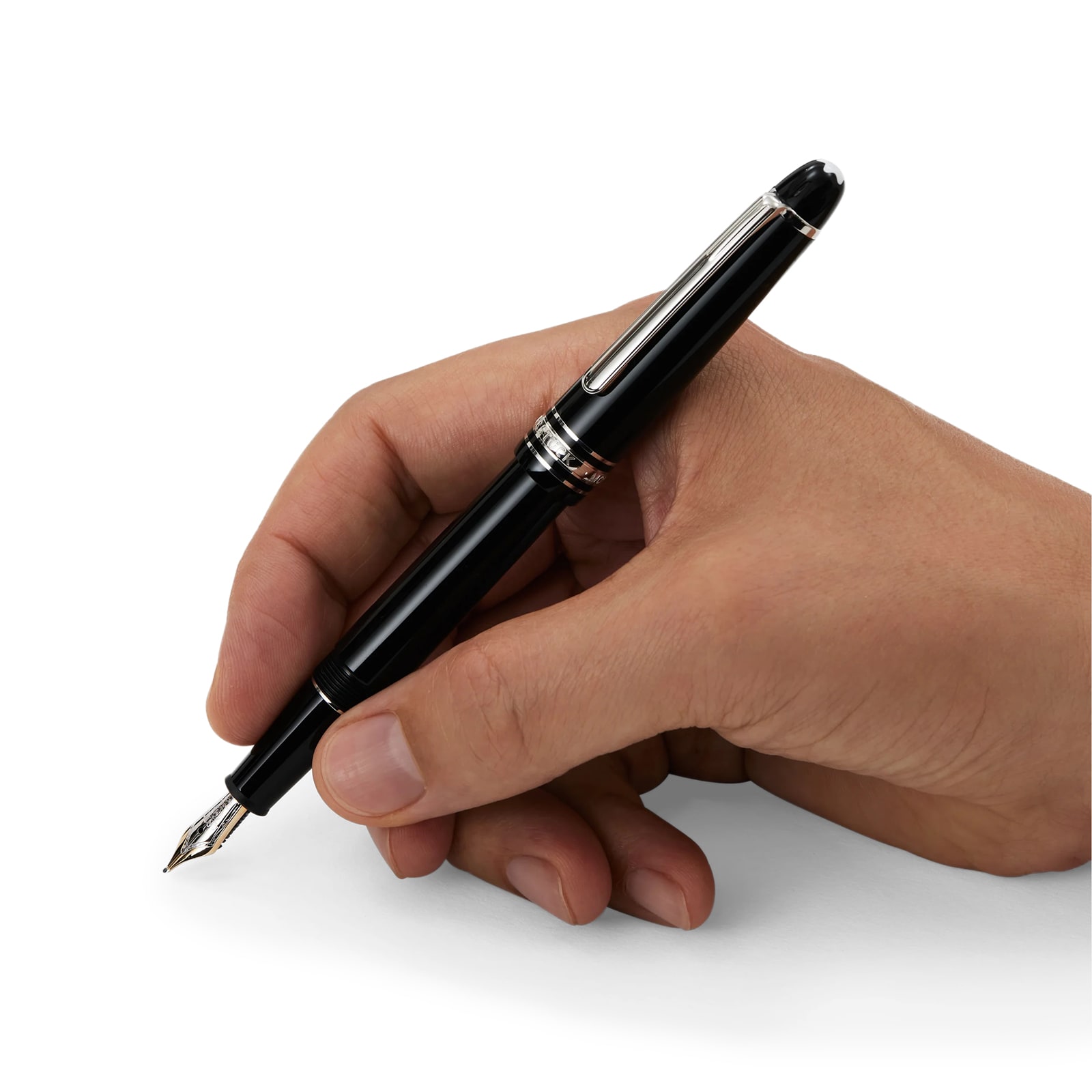 Montblanc Meisterstuck Platinum Coated Fountain Pen Montblanc Meisterstuck Platinum Coated Fountain Pen