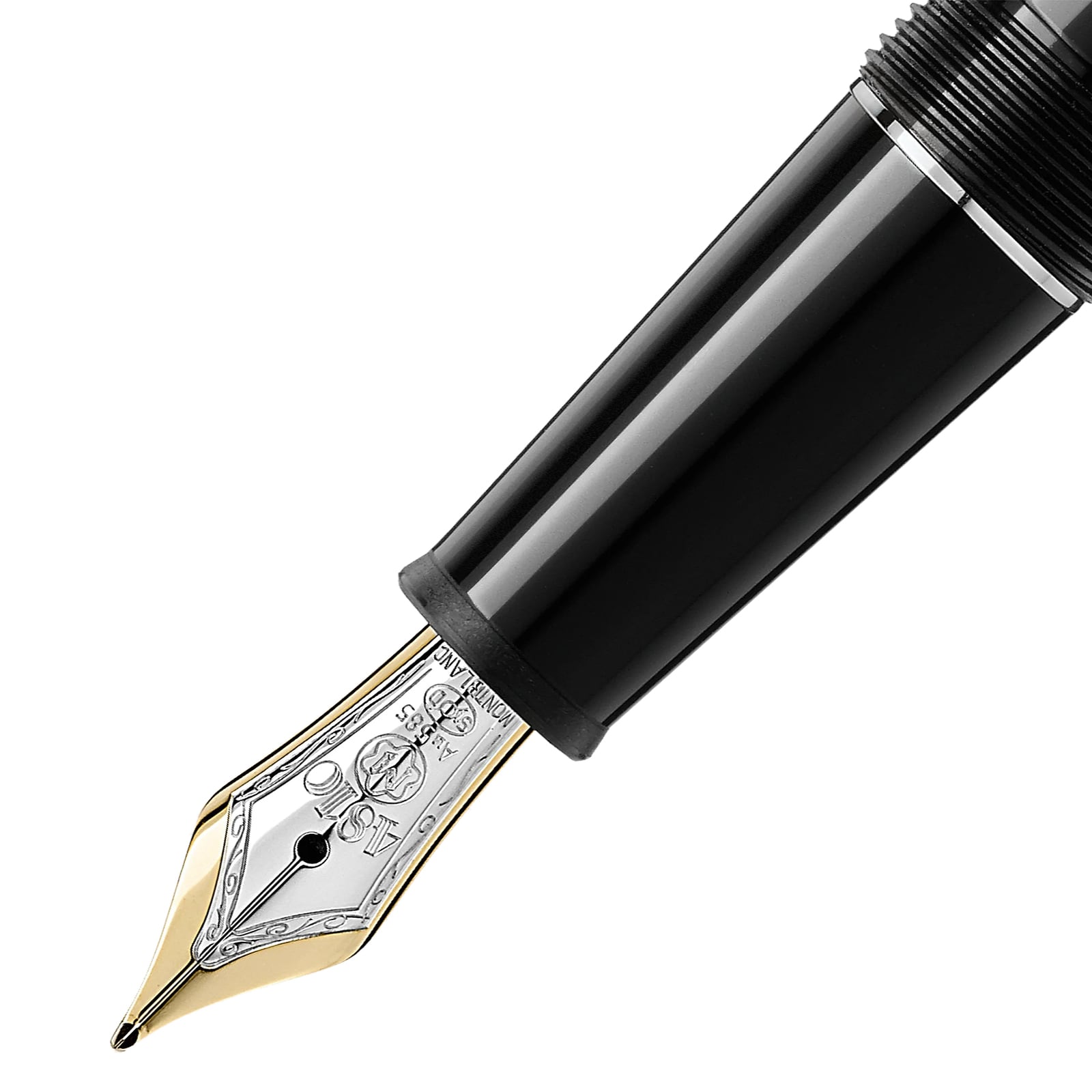 Montblanc Meisterstuck Platinum Coated Fountain Pen Montblanc Meisterstuck Platinum Coated Fountain Pen