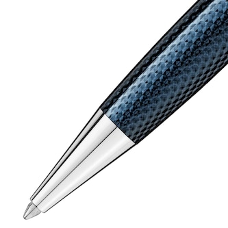 Montblanc Meisterstuck Solitaire Doue Blue Hour Classique Ballpoint Pen Montblanc Meisterstuck Solitaire Doue Blue Hour Classique Ballpoint Pen