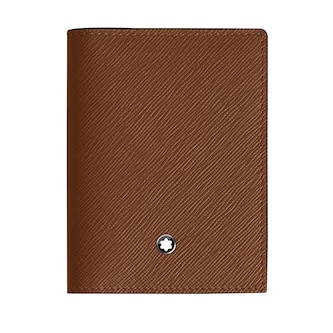 Montblanc Sartorial Card Holder 4cc Brown Montblanc Sartorial Card Holder 4cc Brown