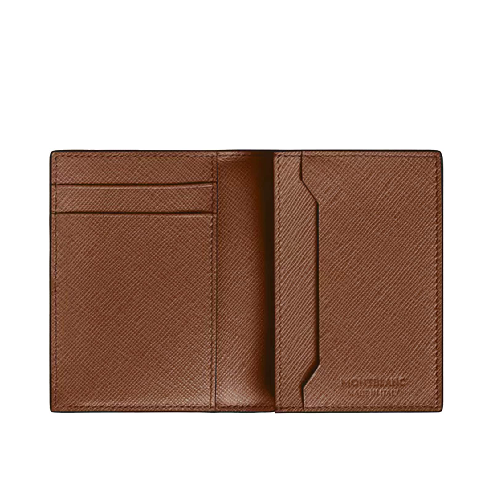 Montblanc Sartorial Card Holder 4cc Brown Montblanc Sartorial Card Holder 4cc Brown