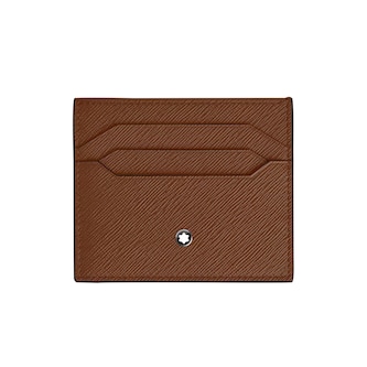 Montblanc Sartorial Card Holder 6cc Brown Montblanc Sartorial Card Holder 6cc Brown