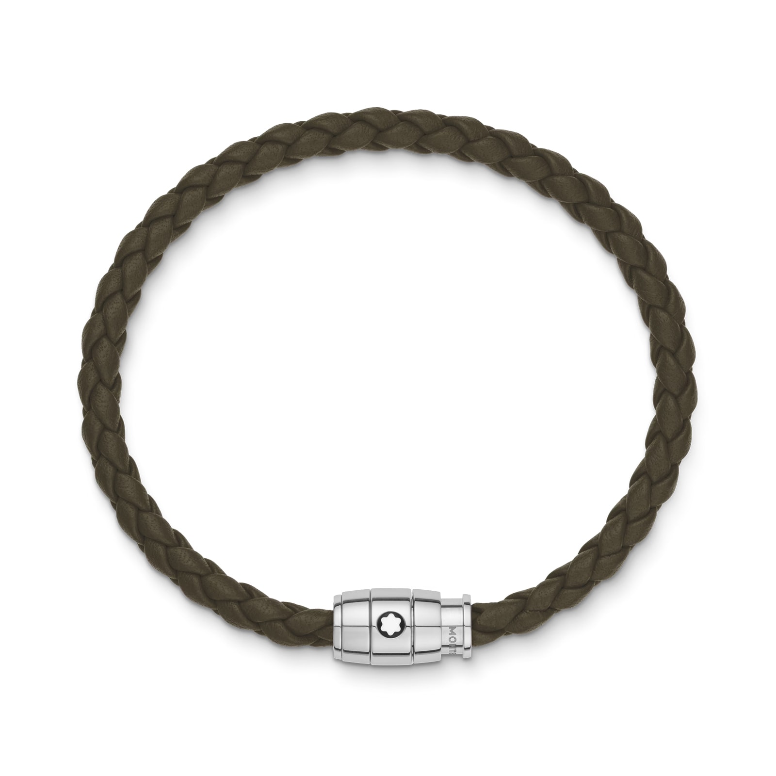 Montblanc 3 Rings Bracelet Soft Leather Khaki Montblanc 3 Rings Bracelet Soft Leather Khaki