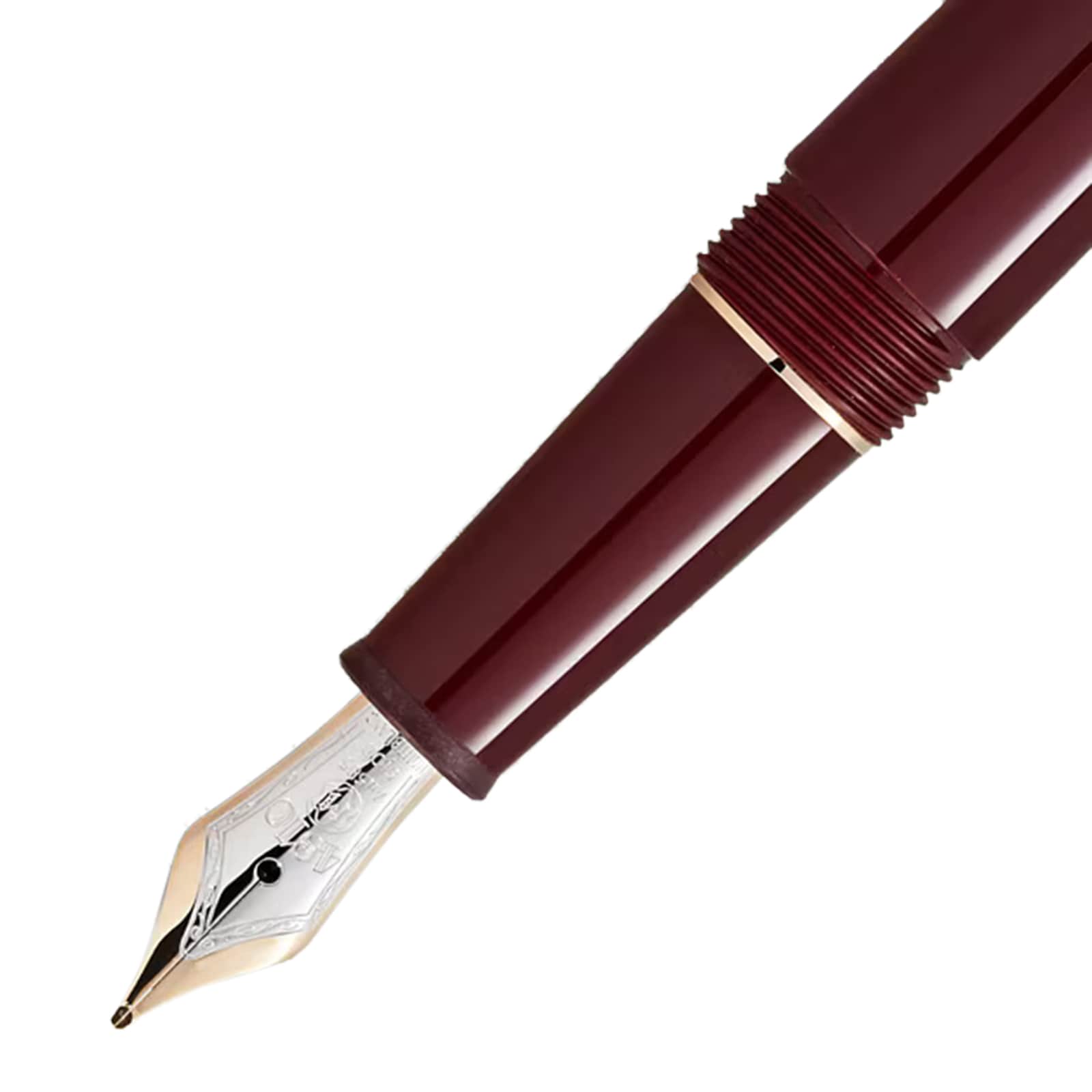 Montblanc Meisterstück Burgundy Red Classique Fountain Pen Montblanc Meisterstück Burgundy Red Classique Fountain Pen