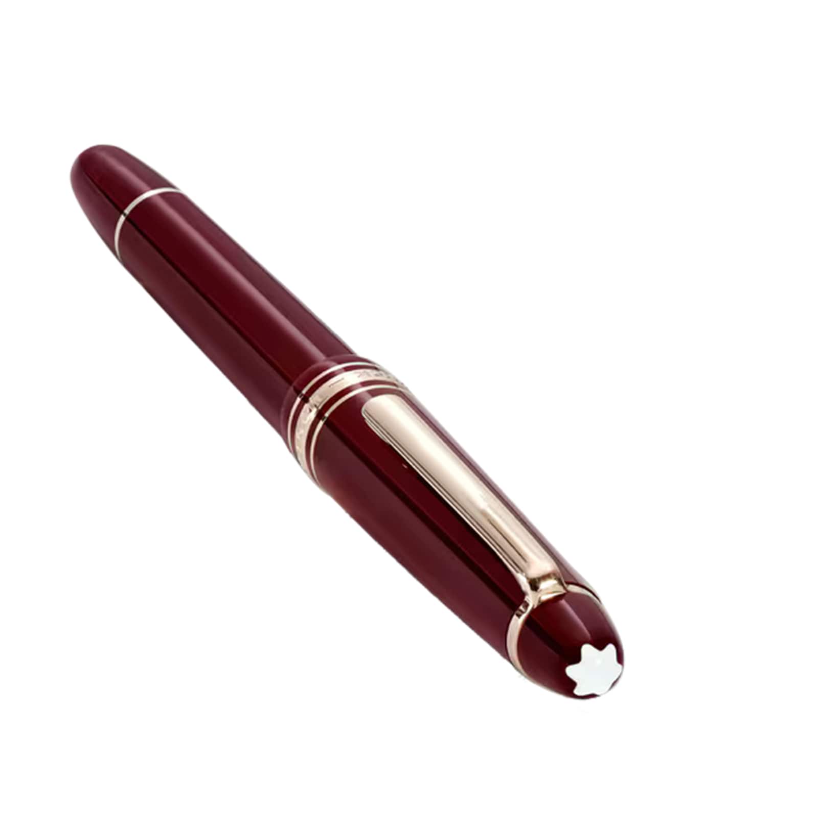 Montblanc Meisterstück Burgundy Red Classique Fountain Pen Montblanc Meisterstück Burgundy Red Classique Fountain Pen