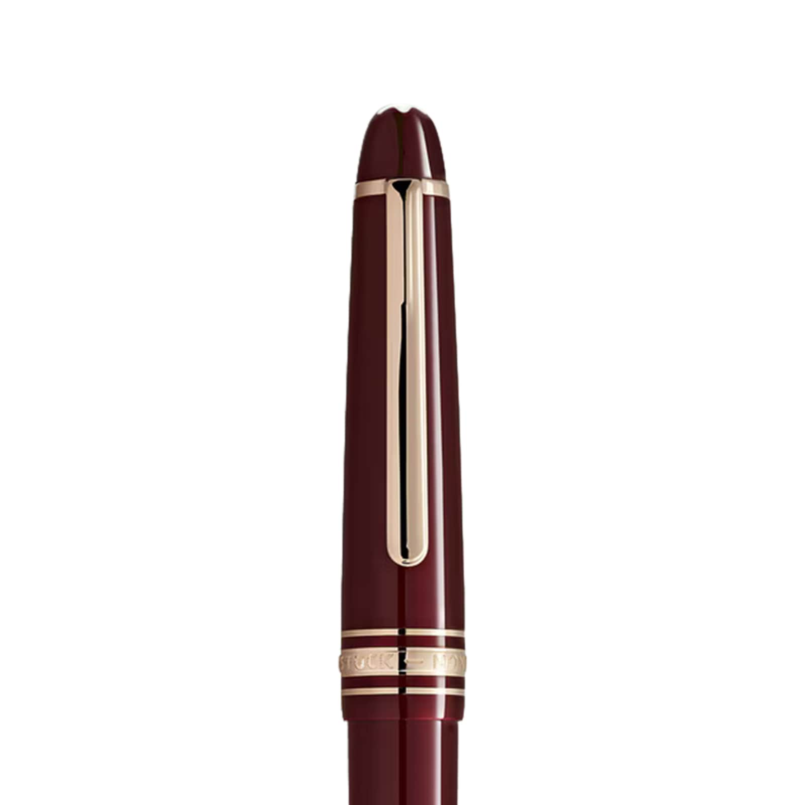 Montblanc Meisterstück Burgundy Red Classique Fountain Pen Montblanc Meisterstück Burgundy Red Classique Fountain Pen