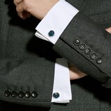 Montblanc Cufflinks Steel Moonphases Movement