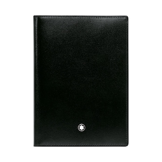 Montblanc Meisterstück Black Leather Passport Holder Montblanc Meisterstück Black Leather Passport Holder