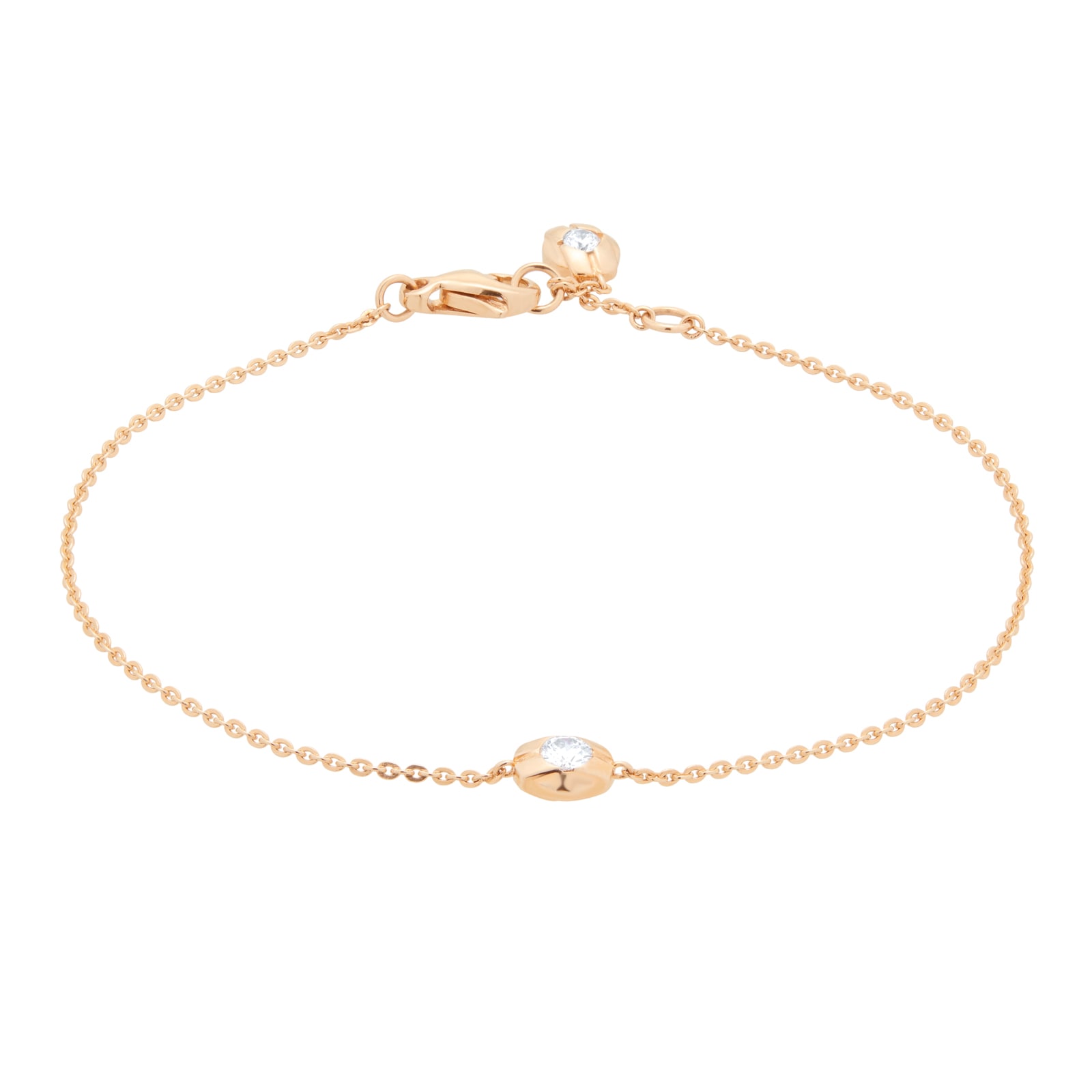 Constellation 18k Red Gold Bracelet Diamonds