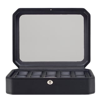 WOLF Windsor 10 Piece Watch Box with Cover WOLF Windsor 10 Piece Watch Box with Cover