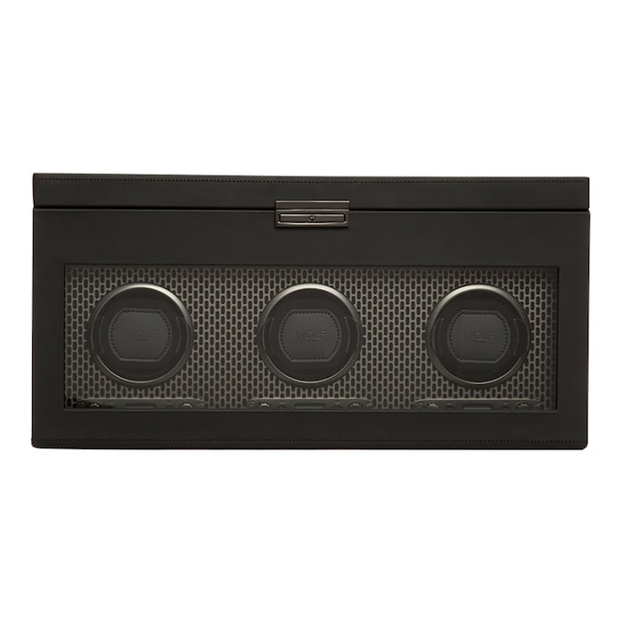 WOLF Axis Triple Winder with Storage - Black