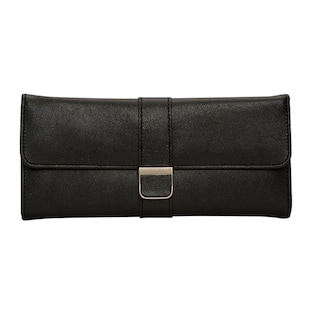 WOLF Palermo Jewellery Roll - Black