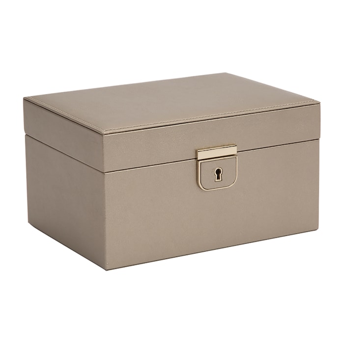 WOLF Palermo Small Jewellery Box - Pewter