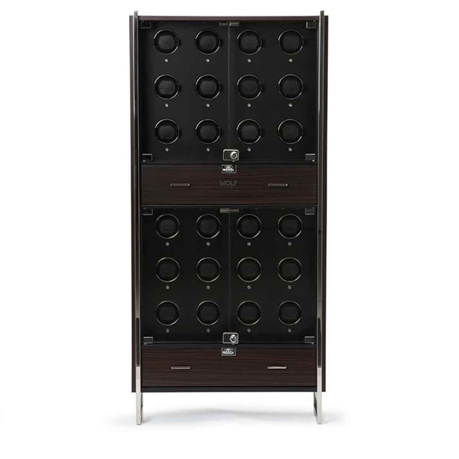 WOLF Watch Winder Baron 24 Piece Cabinet 468140