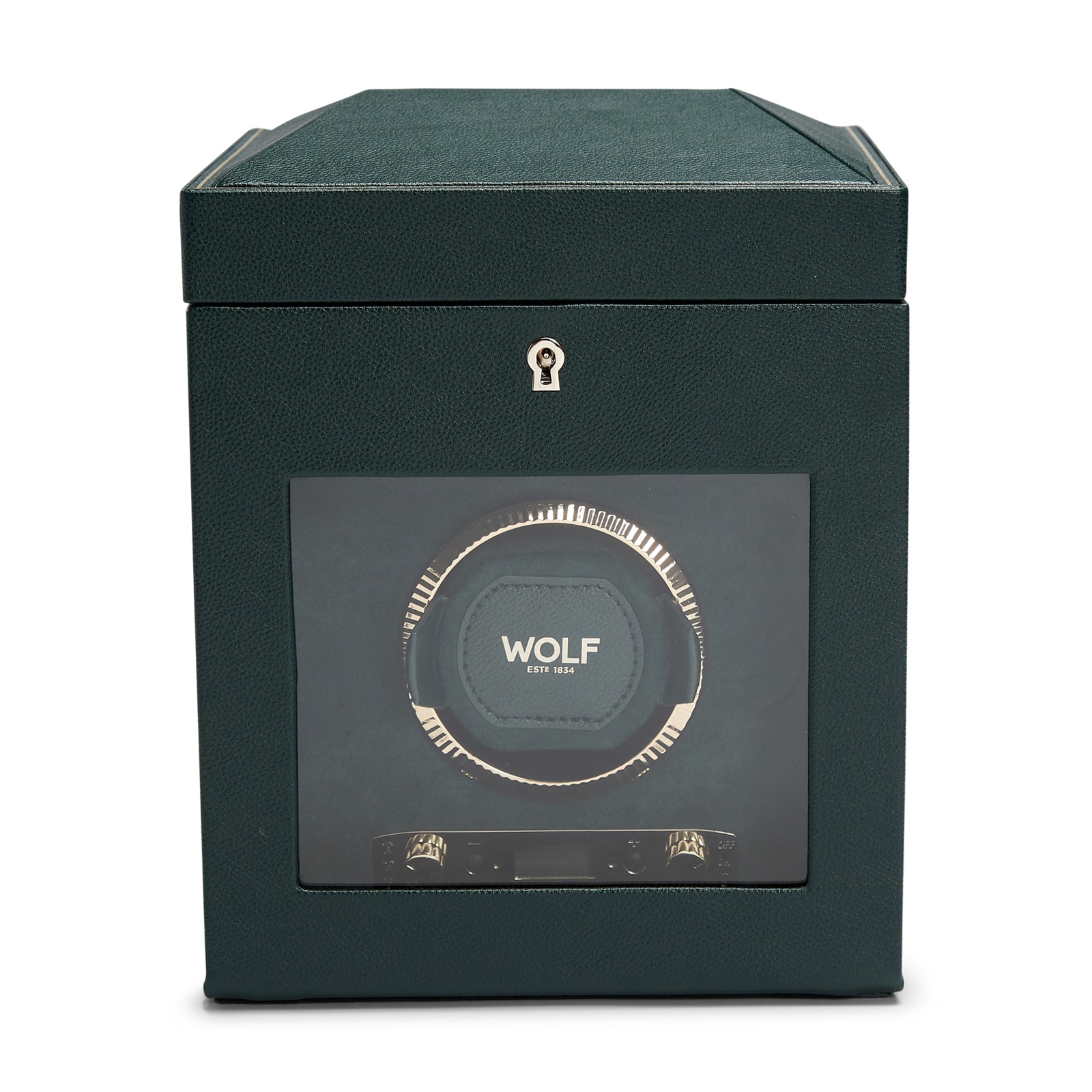 WOLF British Racing Green Single Watch Winder WOLF British Racing Green Single Watch Winder