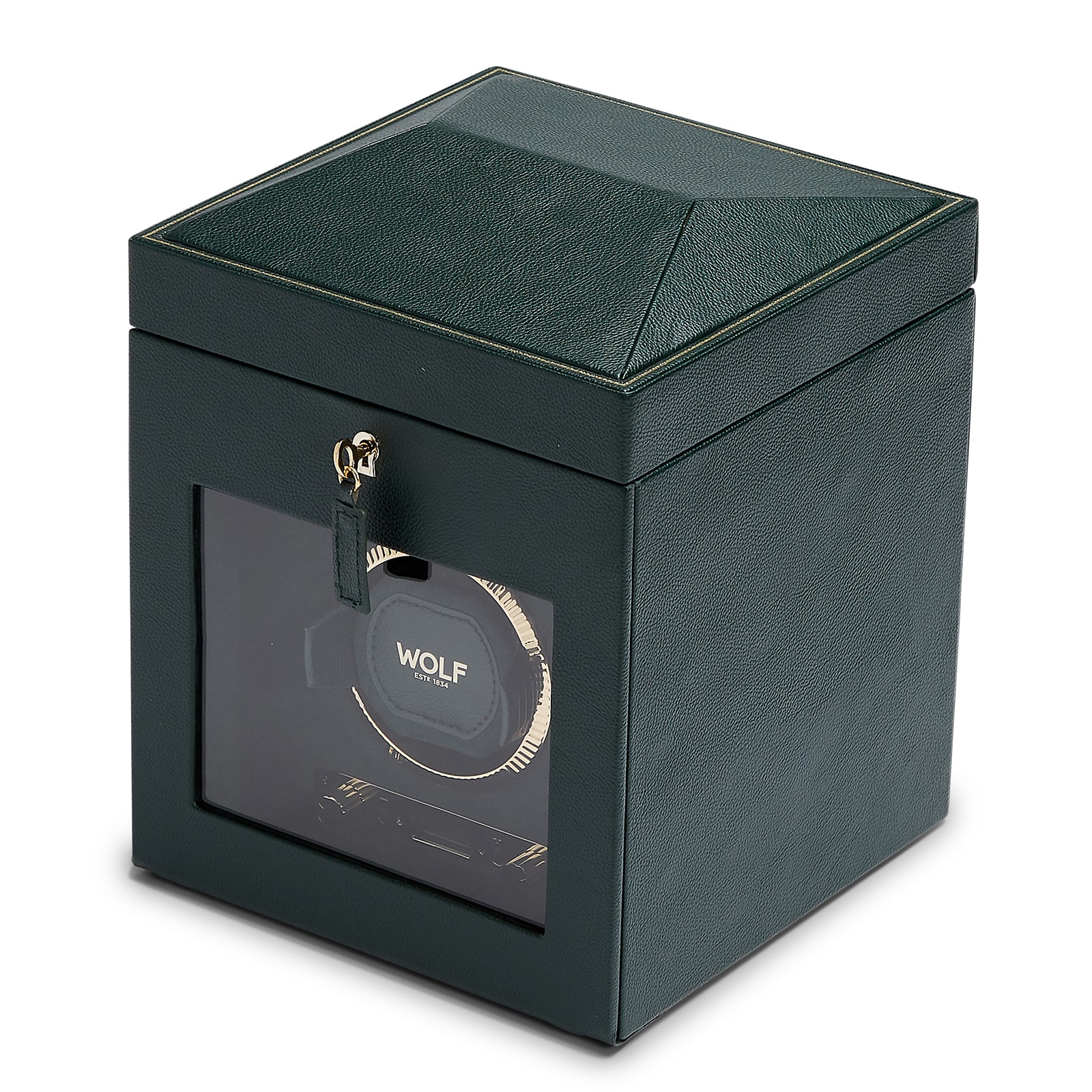 WOLF British Racing Green Single Watch Winder WOLF British Racing Green Single Watch Winder