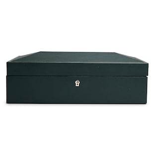 WOLF British Racing Green 10 Piece Watch Box