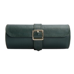 39260142 - British Racing Green Triple Watch Roll