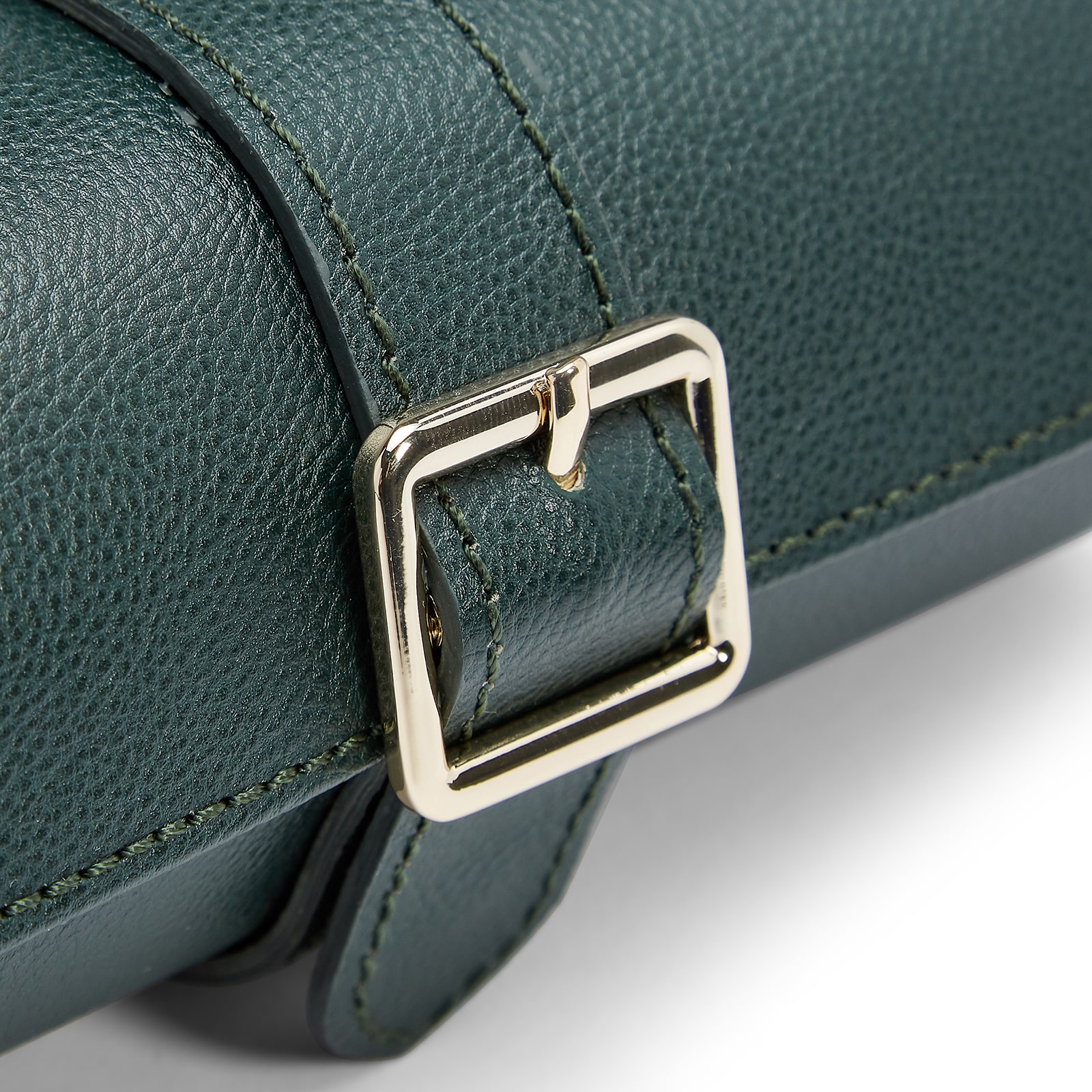 WOLF British Racing Green Triple Watch Roll