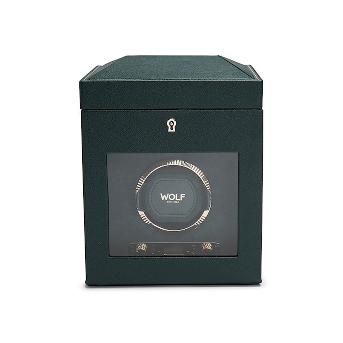 WOLF British Racing Single Watch Winder With Storage