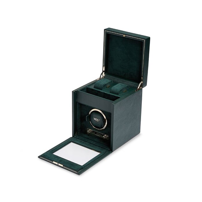 WOLF British Racing Single Watch Winder With Storage