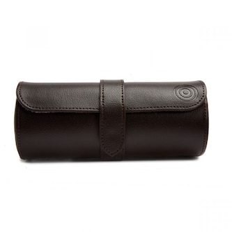 WOLF WM Brown Watch Roll With Cigar Case WOLF WM Brown Watch Roll With Cigar Case