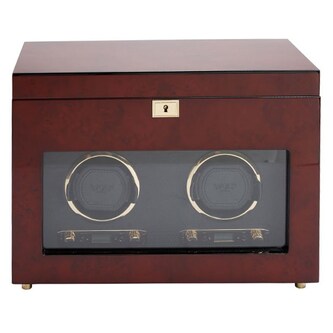 WOLF Savoy Double Watch Winder With Storage WOLF Savoy Double Watch Winder With Storage
