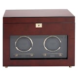 WOLF Savoy Double Watch Winder With Storage