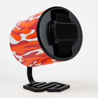 Swiss Capsule Single Camouflage Orange Watch Winder Swiss Capsule Single Camouflage Orange Watch Winder