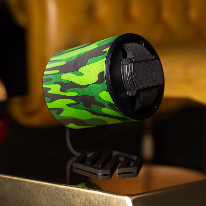 Swiss Capsule Single Camouflage Green Watch Winder