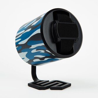 Swiss Capsule Single Camouflage Blue Watch Winder Swiss Capsule Single Camouflage Blue Watch Winder