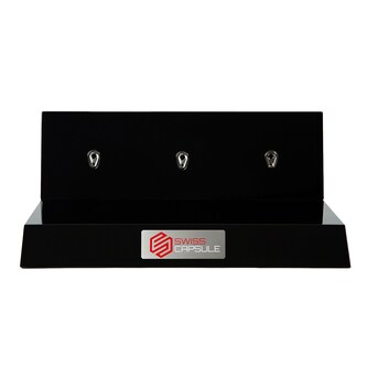 Swiss Capsule Triple Winder Silver Orange Black