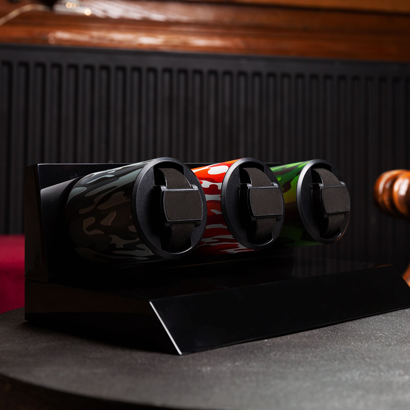 Swiss Capsule 3 Winder Camouflage Green Grey Orange