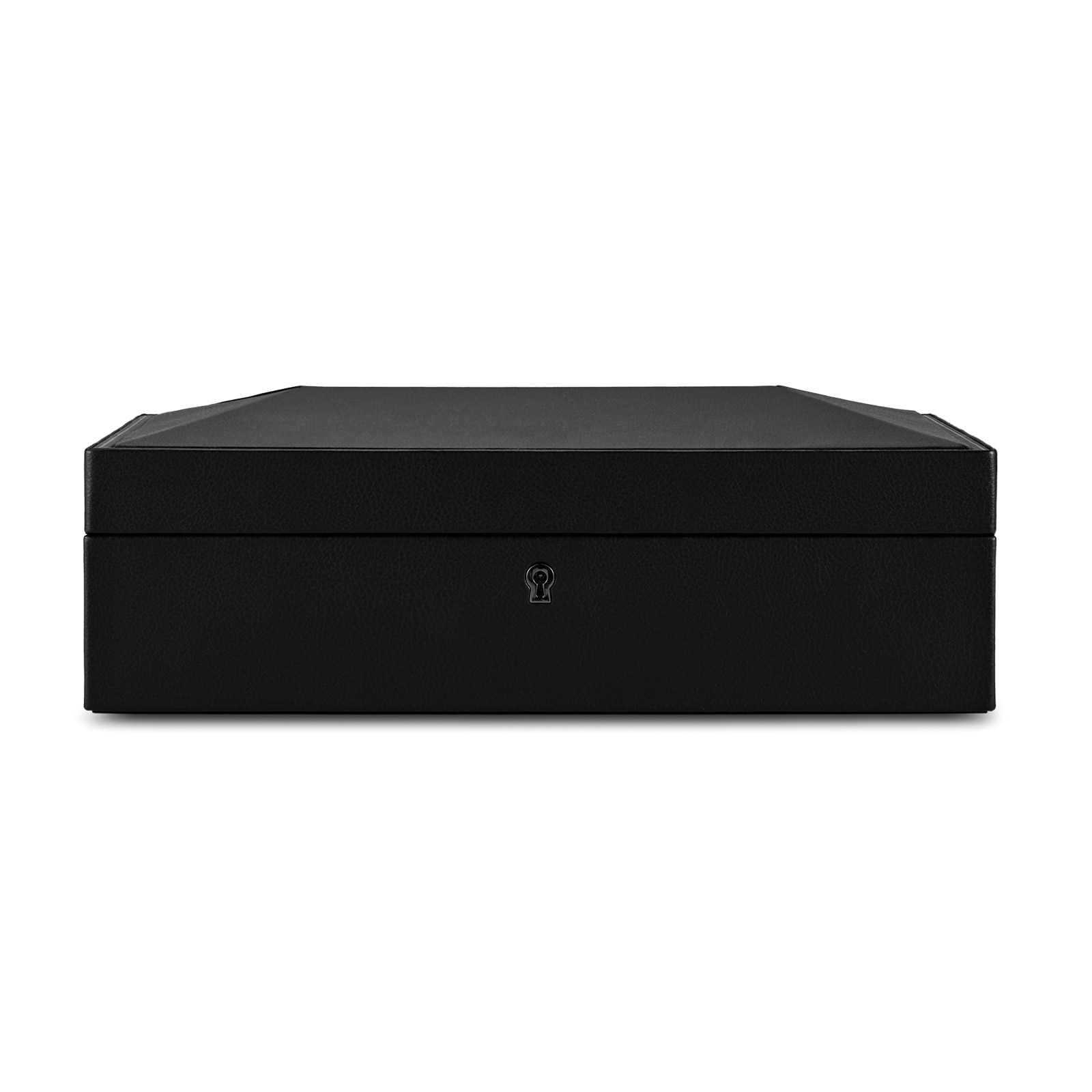 WOLF Ten Piece Watch Box - British Racing Black Collection WOLF Ten Piece Watch Box - British Racing Black Collection
