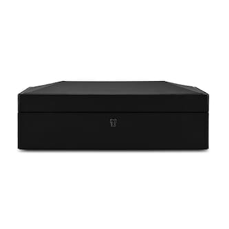 WOLF Ten Piece Watch Box - British Racing Black Collection WOLF Ten Piece Watch Box - British Racing Black Collection