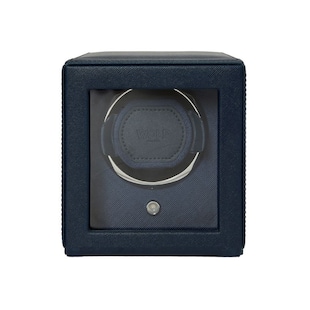 WOLF Cub Tutti Fruitti Single Watch Winder With Cover Blue