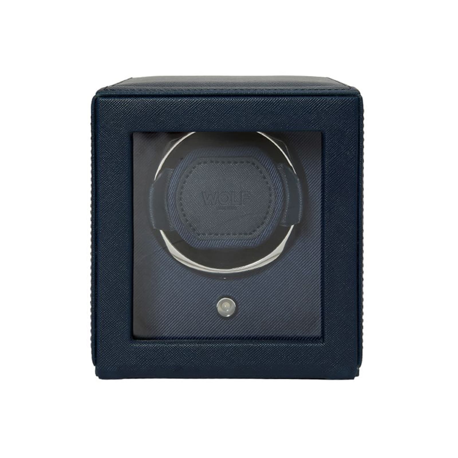 WOLF Cub Tutti Fruitti Single Watch Winder With Cover Blue