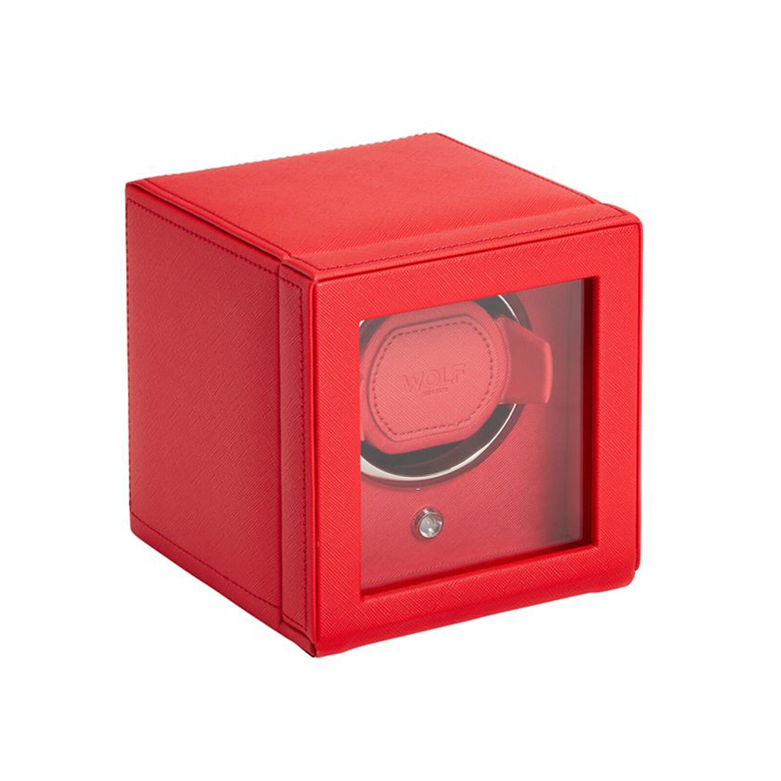 WOLF Cub Single Watch Winder With Cover 461172 Watches Of