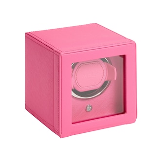 WOLF Cub Tutti Fruitti Single Watch Winder With Cover Pink WOLF Cub Tutti Fruitti Single Watch Winder With Cover Pink