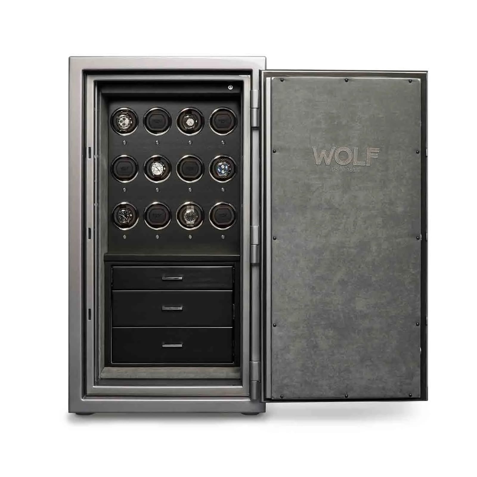 WOLF Atlas 16 Piece Winder Safe 491665 Goldsmiths