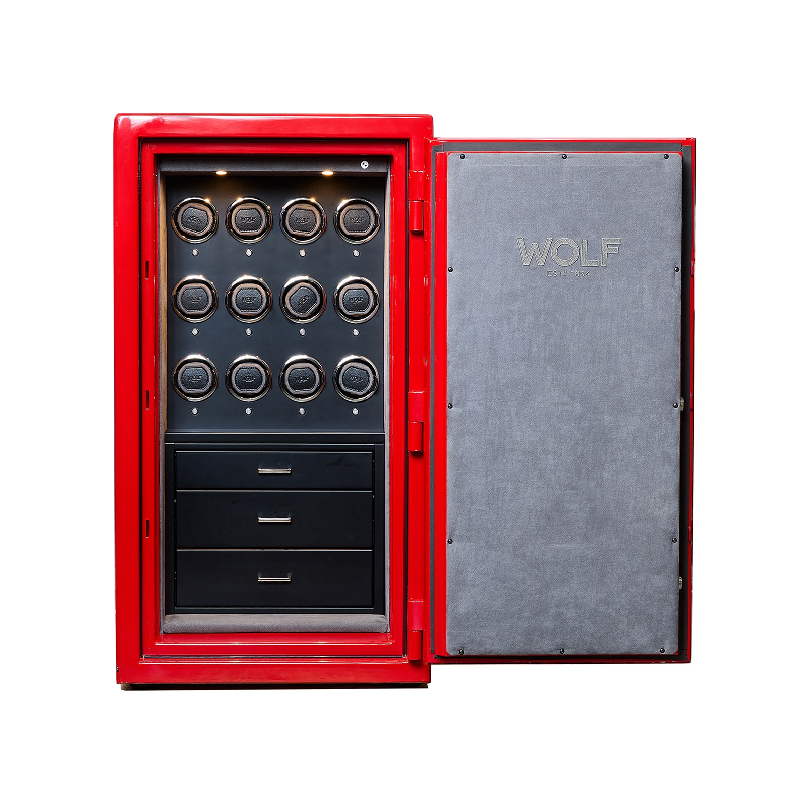WOLF Atlas 16 Piece Winder Safe Red