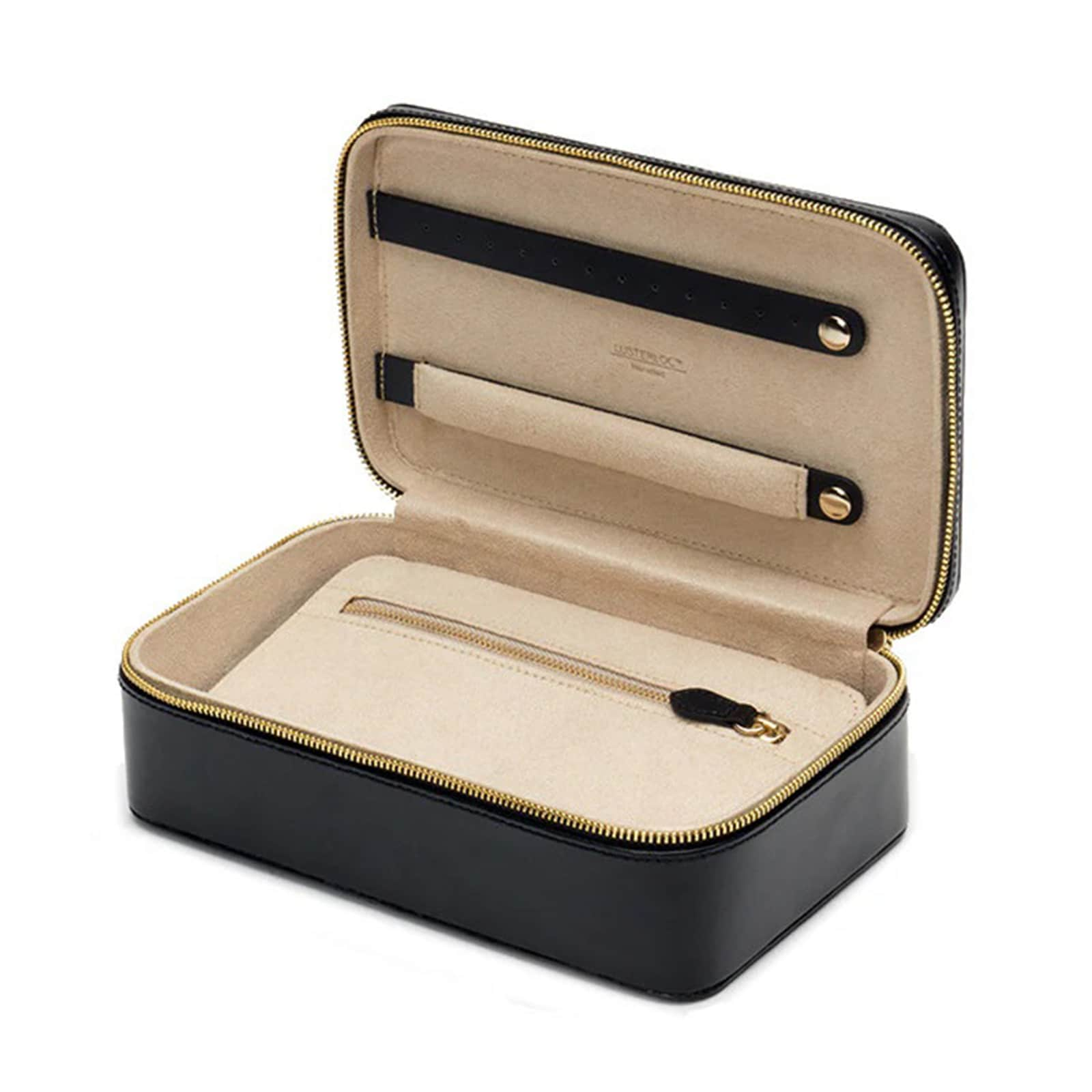 WOLF Jewellery Case Marrakesh Zip Black 307602