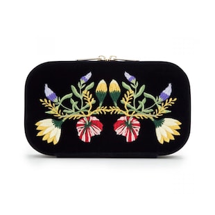 WOLF Jewellery Travel Case Zoe Zip Indigo 393316