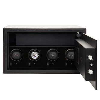WOLF The Den 4 Piece Watch Winder Safe