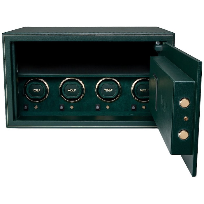 WOLF The Den 4 Piece Watch Winder Safe