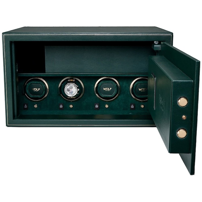 WOLF The Den 4 Piece Watch Winder Safe