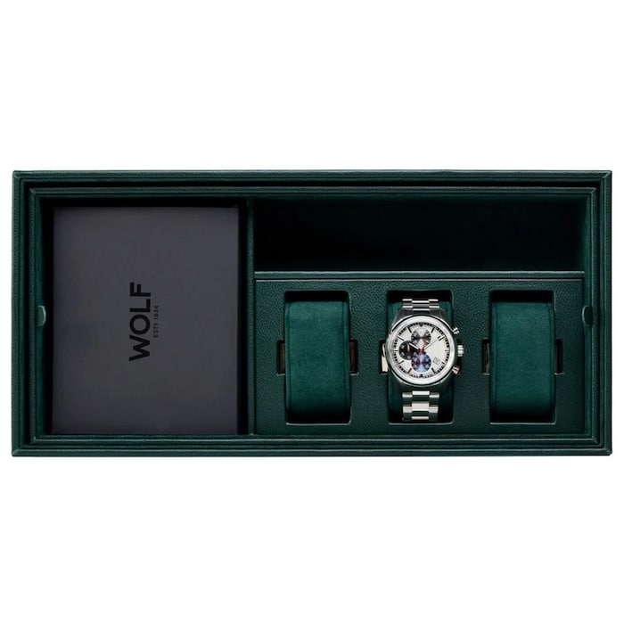 WOLF The Den 4 Piece Watch Winder Safe